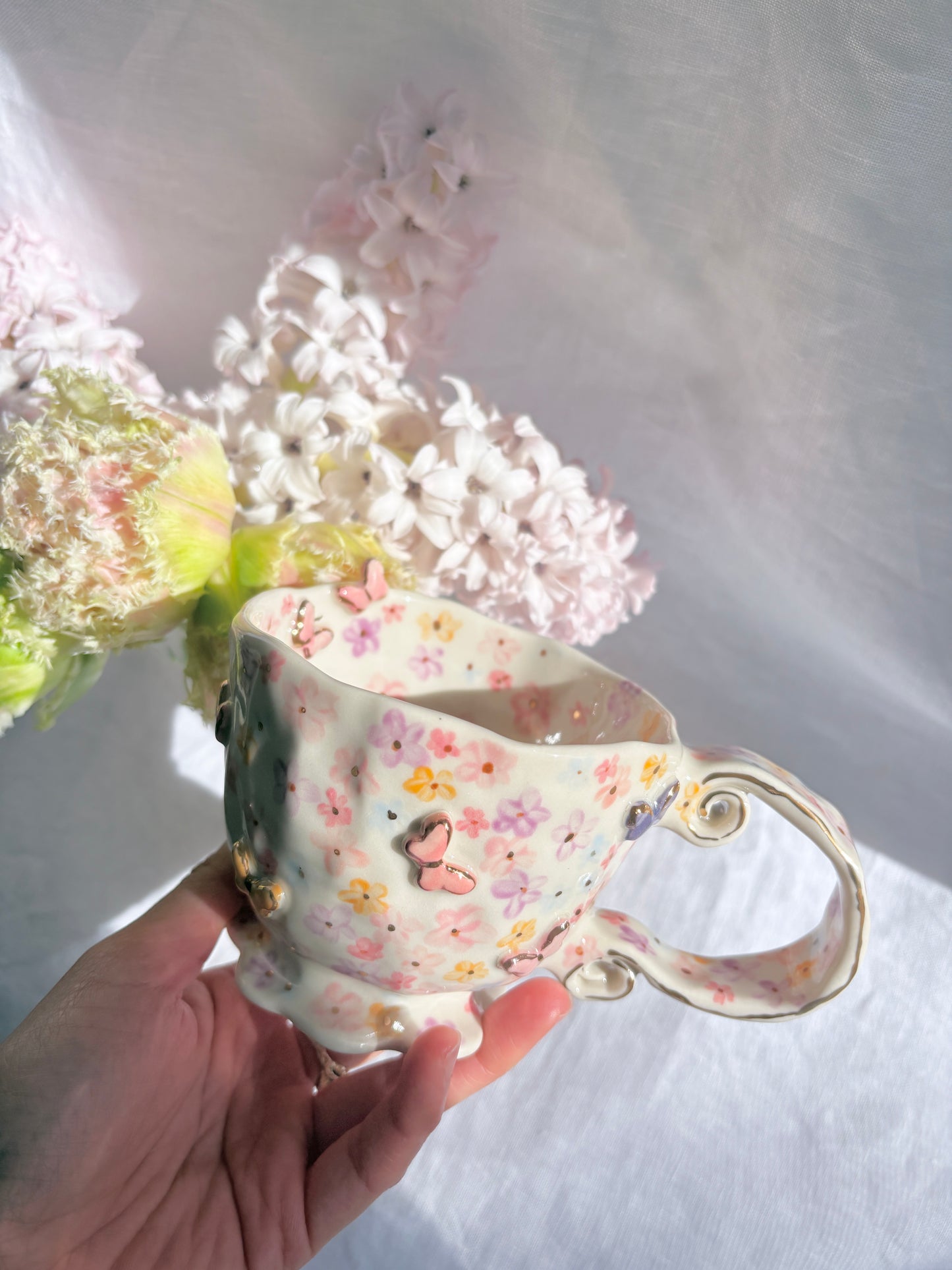 Fairy Garden 🧚♀️ 💐✨14k Gold Lustre Item ✨