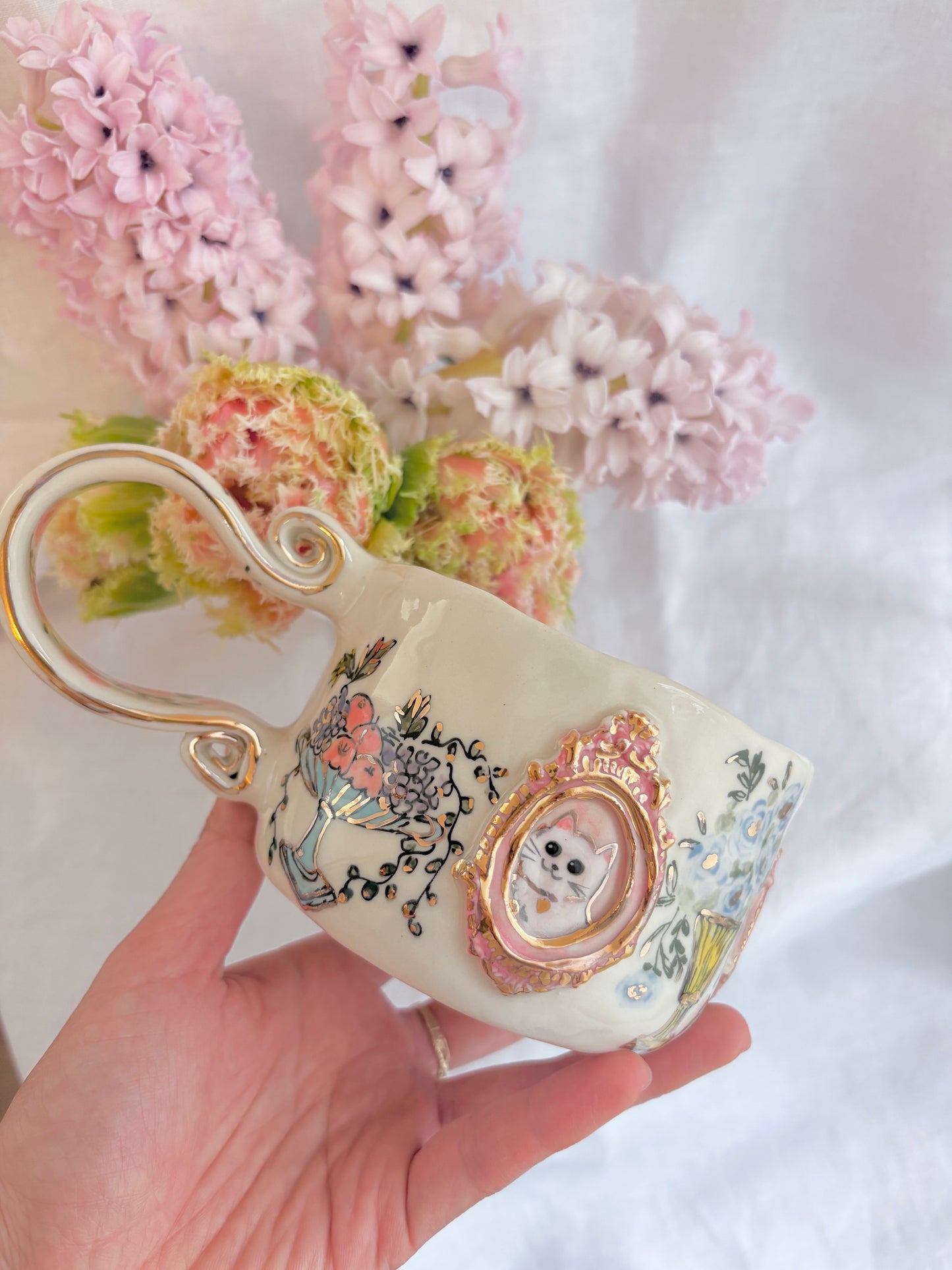 Sunday Morning✨14k Gold Lustre Item ✨
