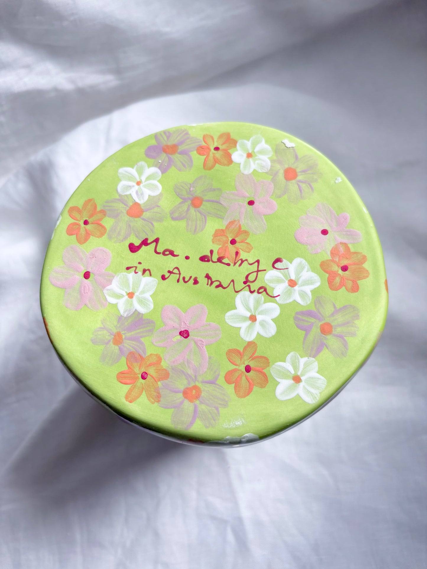 On the farm Vase 🐔💚✨14k Gold Lustre Item ✨