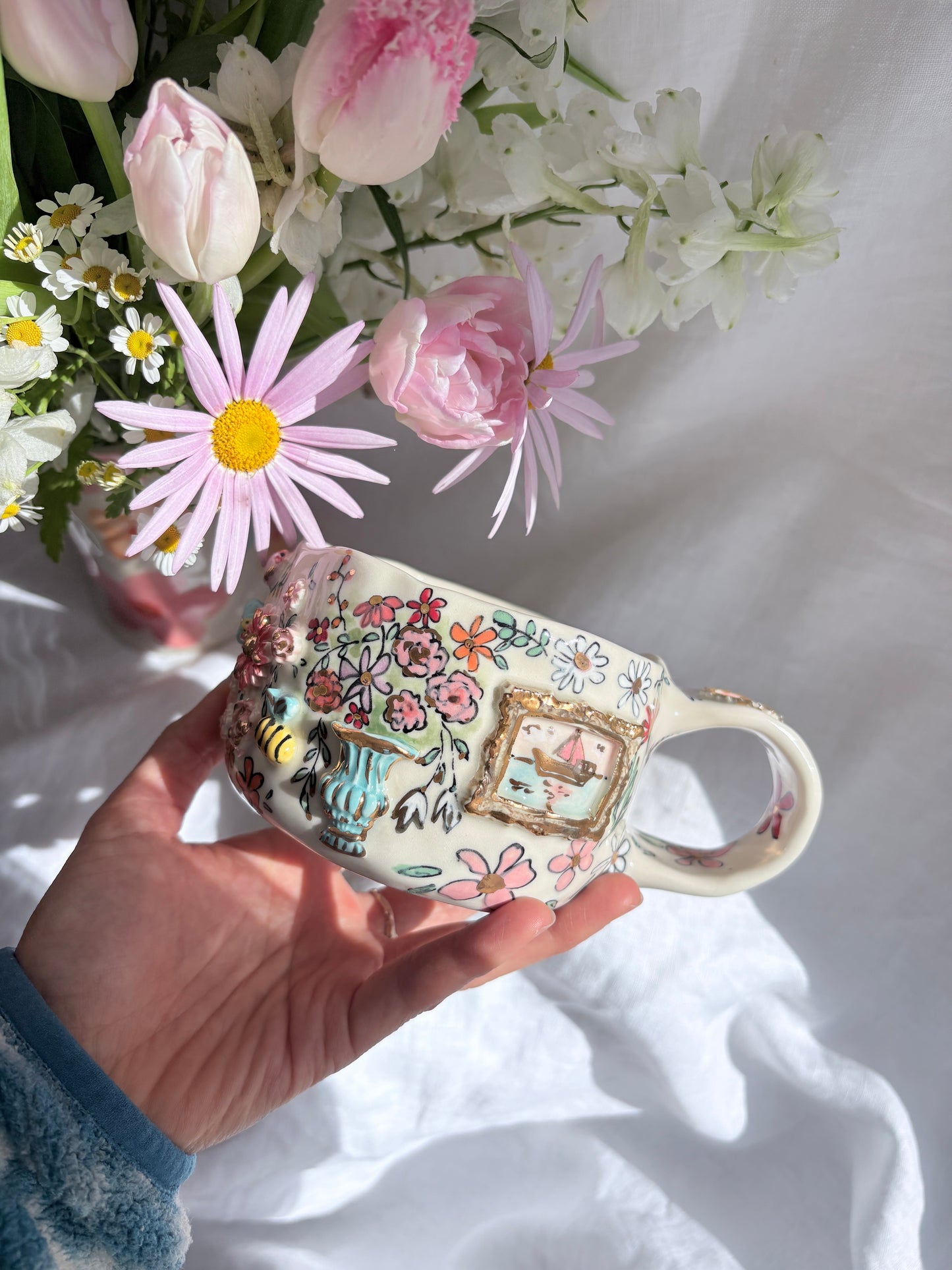 Sunday Morning 💐✨14k Gold Lustre Item ✨