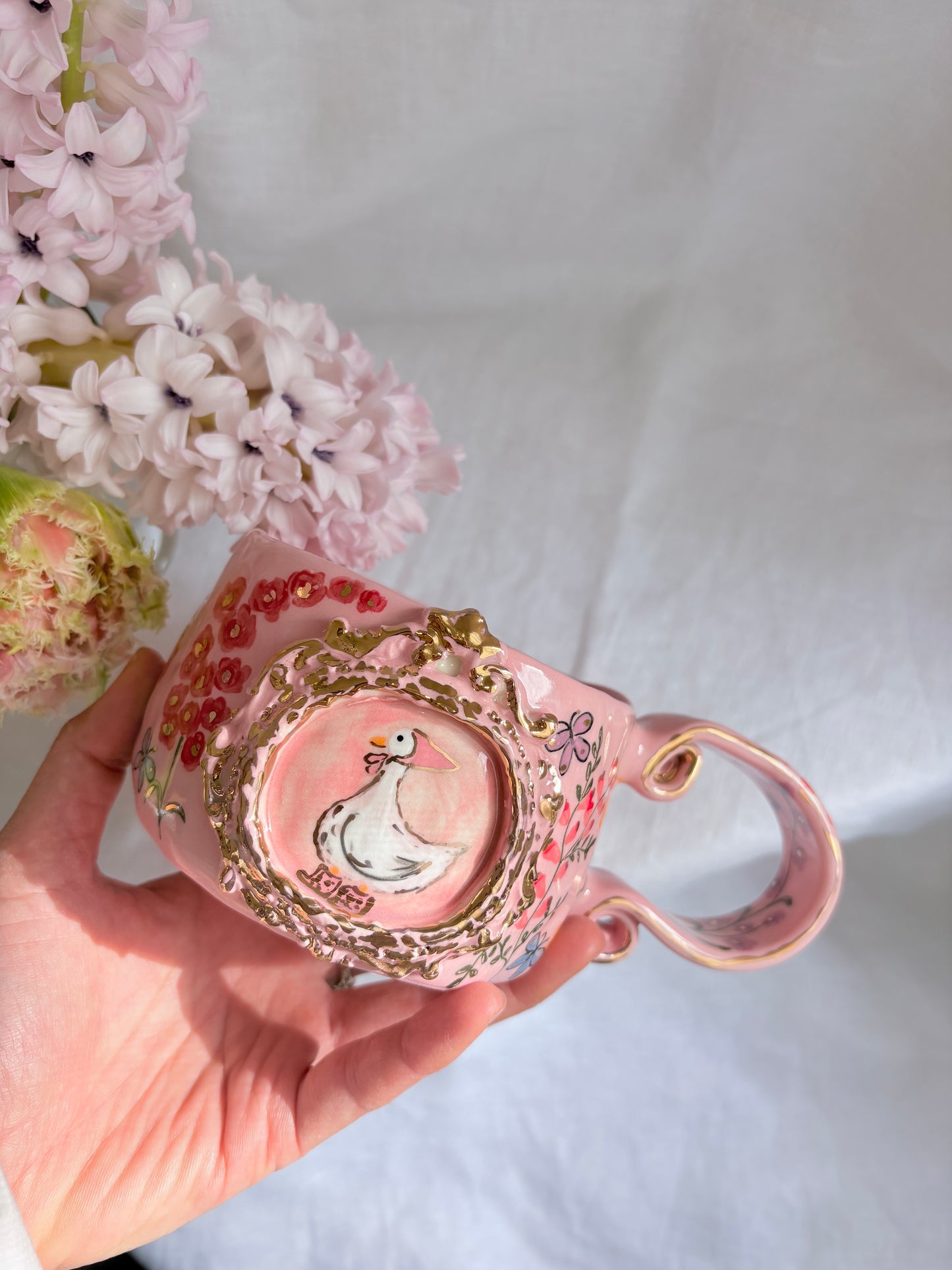 Fairy Goose 🦆 🎀 ✨14k Gold Lustre Item ✨