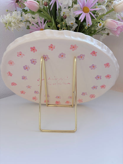Sunday Morning Plate 🦢💐✨14k Gold Lustre Item ✨