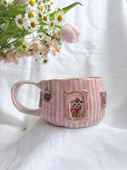 Candy Stripes Pet Gallery  🖼️ 💗 ✨14k Gold Lustre Item ✨