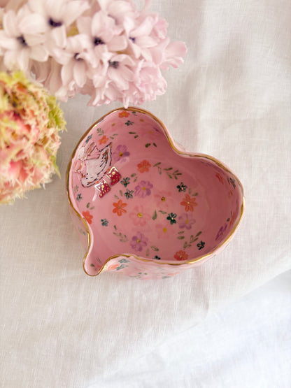 14k Gold Lustre Matcha bowl ✨ Fairy Goose 🪿🎀
