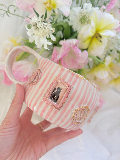 Candy Stripes Pet Gallery  🖼️ 🌸 ✨14k Gold Lustre Item ✨