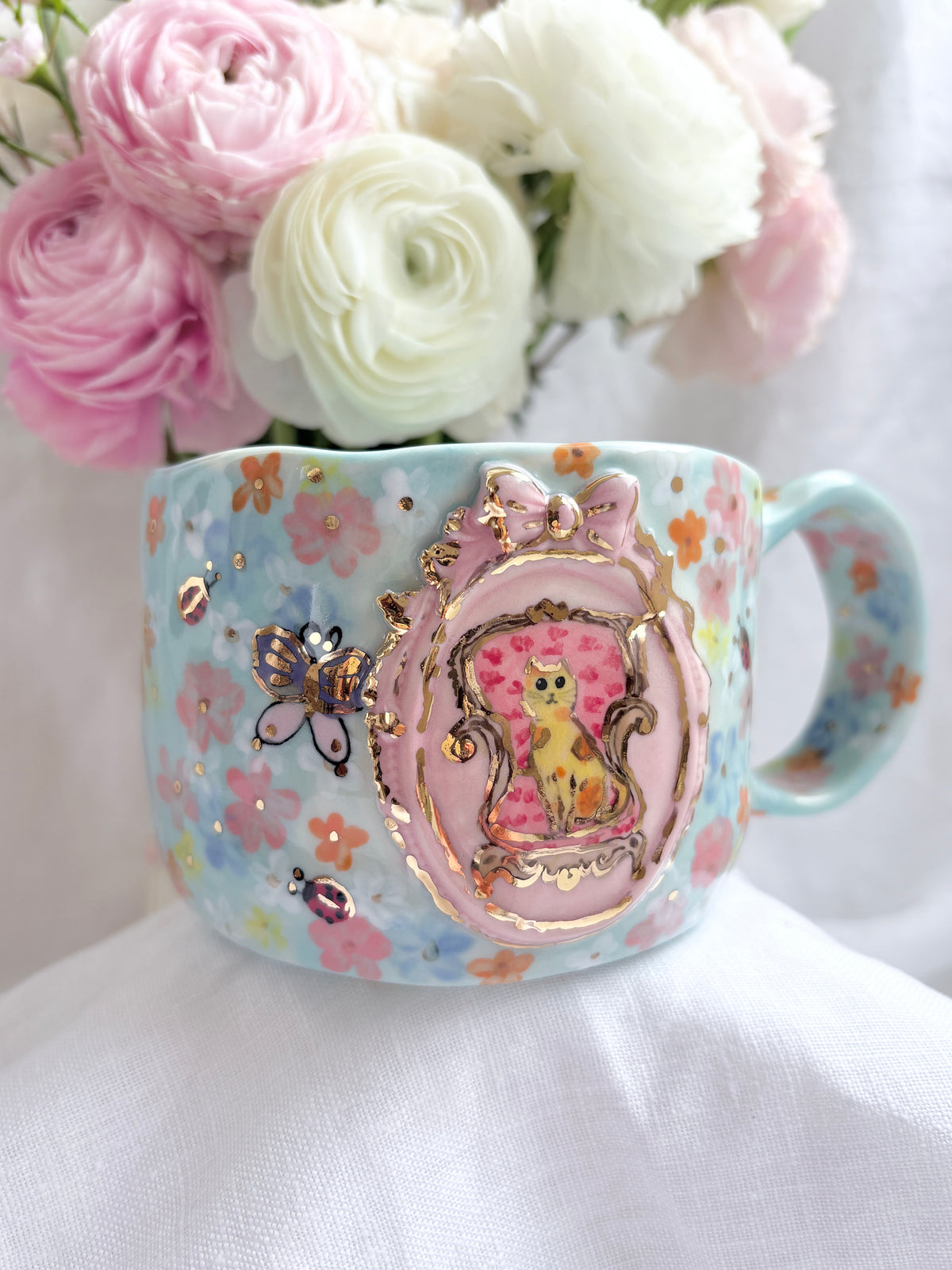Chairman Meow 🧚‍♀️ 💐✨14k Gold Lustre Item ✨