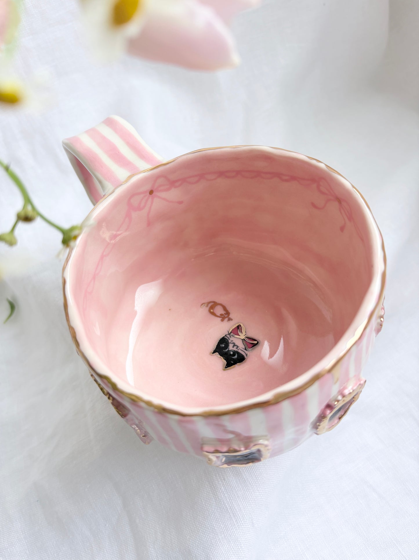 Candy Stripes Pet Gallery  🖼️ 💗 ✨14k Gold Lustre Item ✨