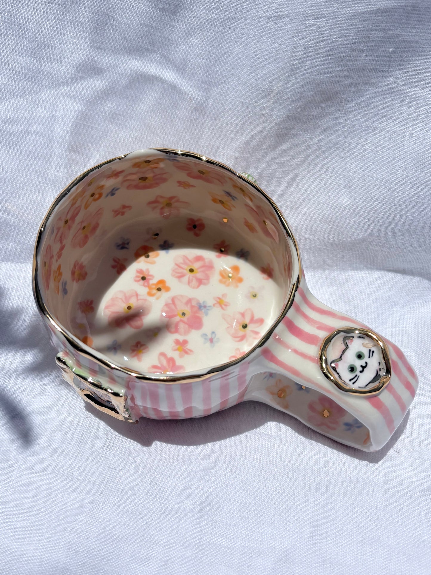 Candy Stripes Pet Gallery  🖼️ 💗 ✨14k Gold Lustre Item ✨