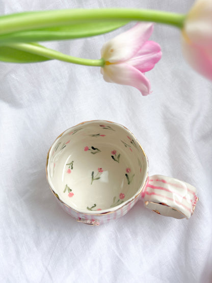 Candy Stripes Pet Gallery  🖼️  🌷 ✨14k Gold Lustre Item