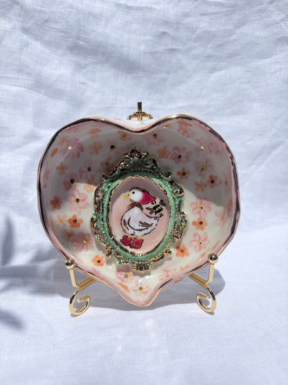 Fairy Goose Trinket 🦆 💗 ✨14k Gold Lustre Item ✨