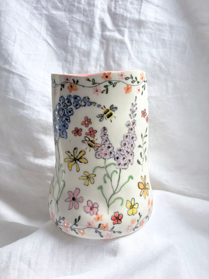 Swan Lake Vase 🦢✨14k Gold Lustre Item ✨