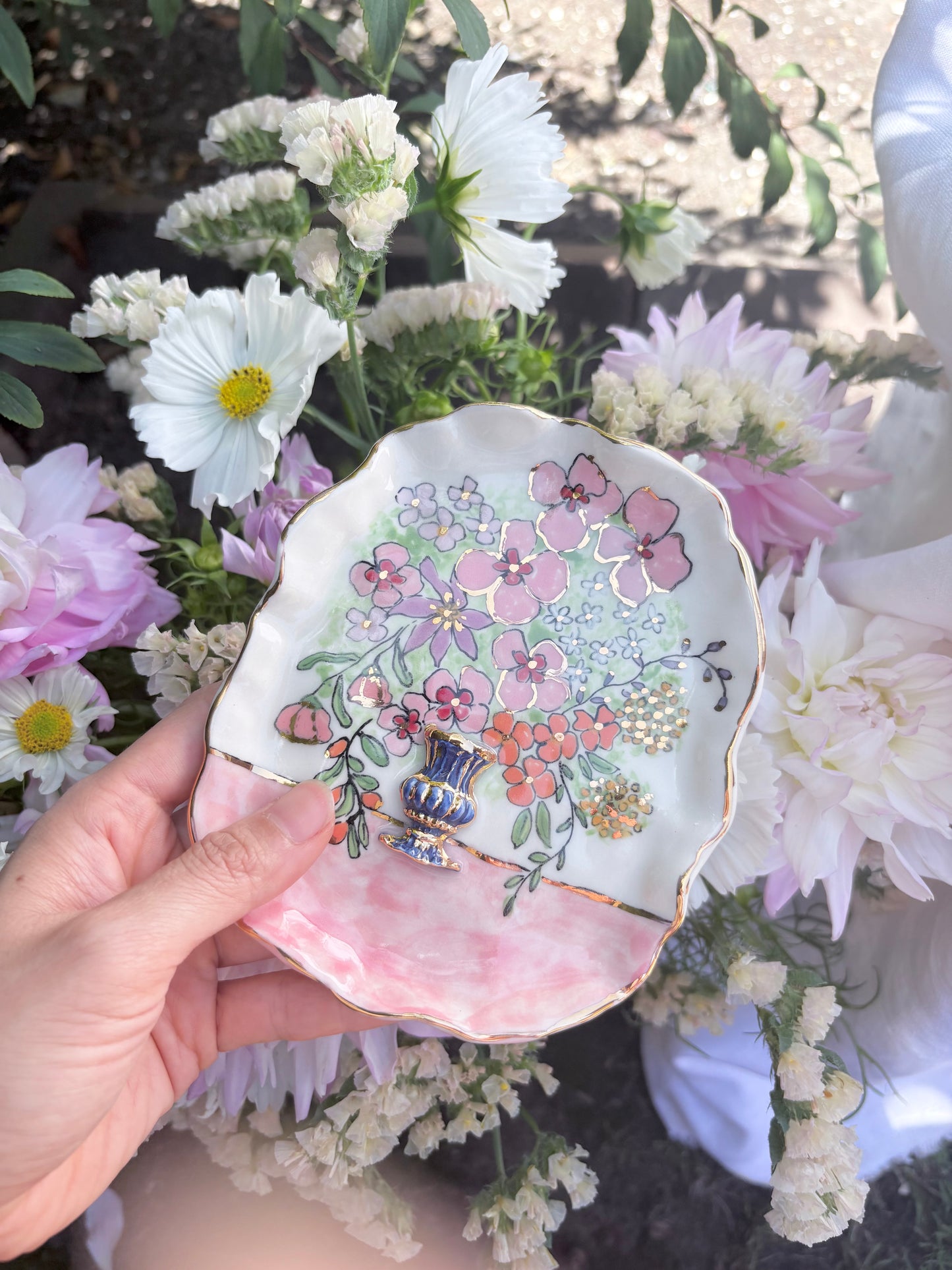 Sunday Morning Trinket 💐✨14k Gold Lustre Item ✨