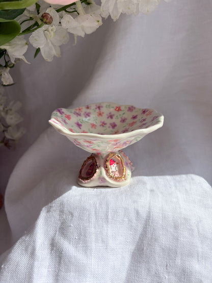 On the farm Ring Dish ✨14k Gold Lustre Item ✨
