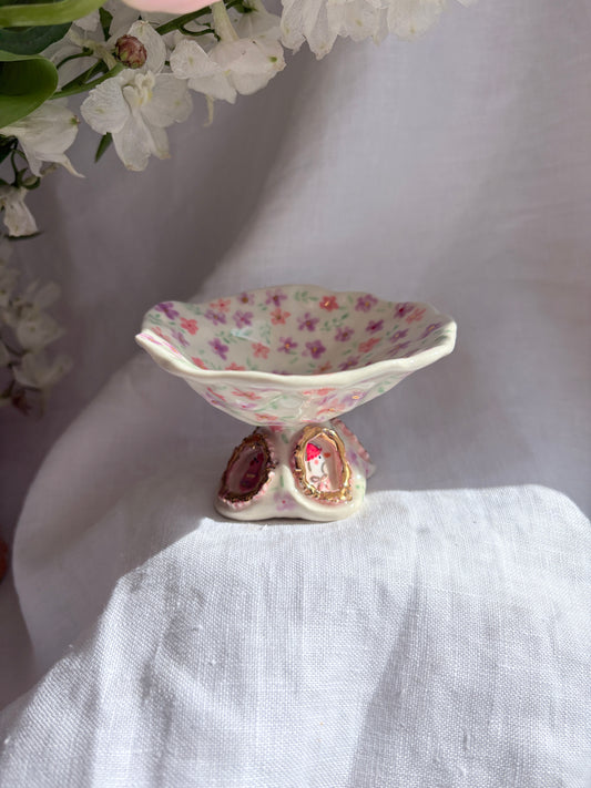 On the farm Ring Dish ✨14k Gold Lustre Item ✨