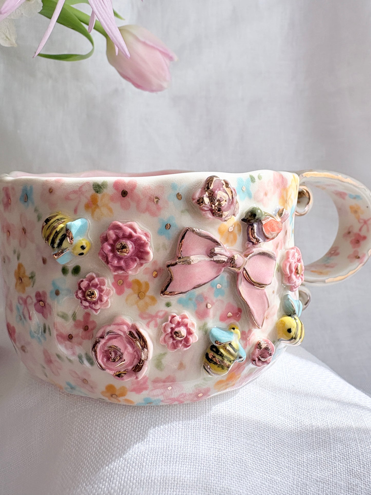 Fairy Garden 🧚‍♀️ 💐✨14k Gold Lustre Item ✨