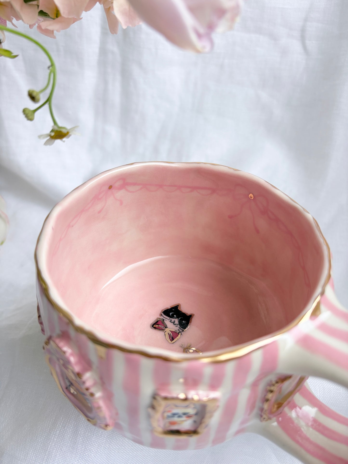 Candy Stripes Pet Gallery  🖼️ 💗 ✨14k Gold Lustre Item ✨