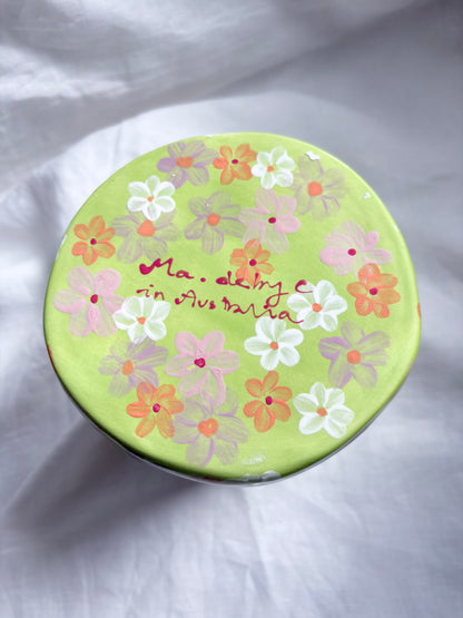 On the farm Vase 🐔💚✨14k Gold Lustre Item ✨