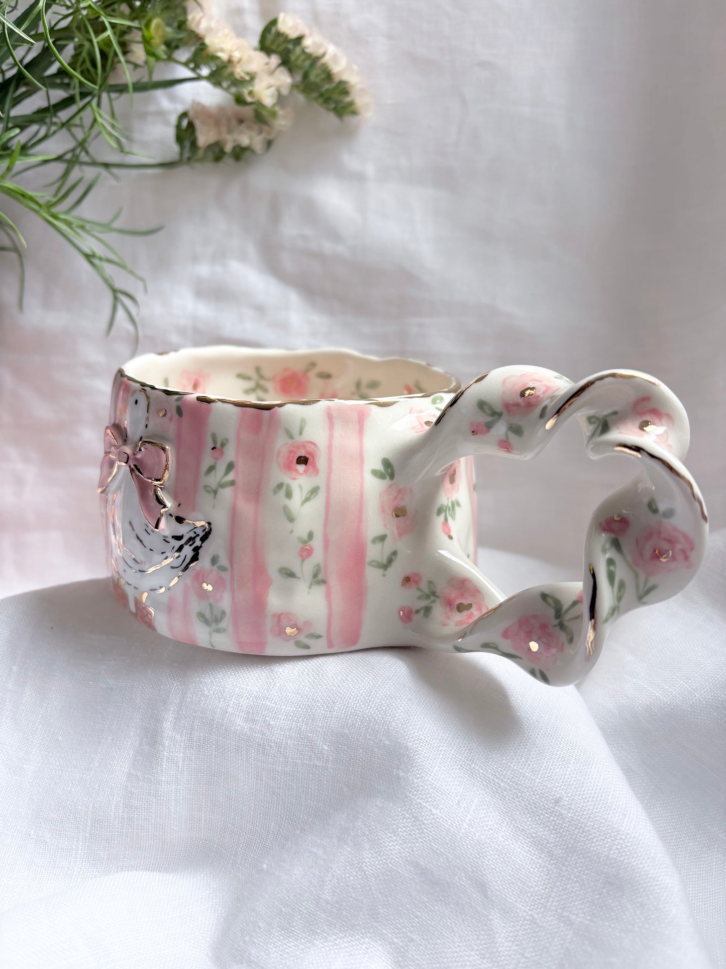 Fairy Goose 🦆 🎀 ✨14k Gold Lustre Item ✨