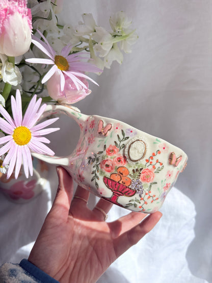 Sunday Morning 🧚‍♀️ 💐 Charm Mug ✨14k Gold Lustre Item ✨