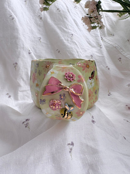 Fairy Garden 🧚‍♀️💚 💐✨14k Gold Lustre Item ✨