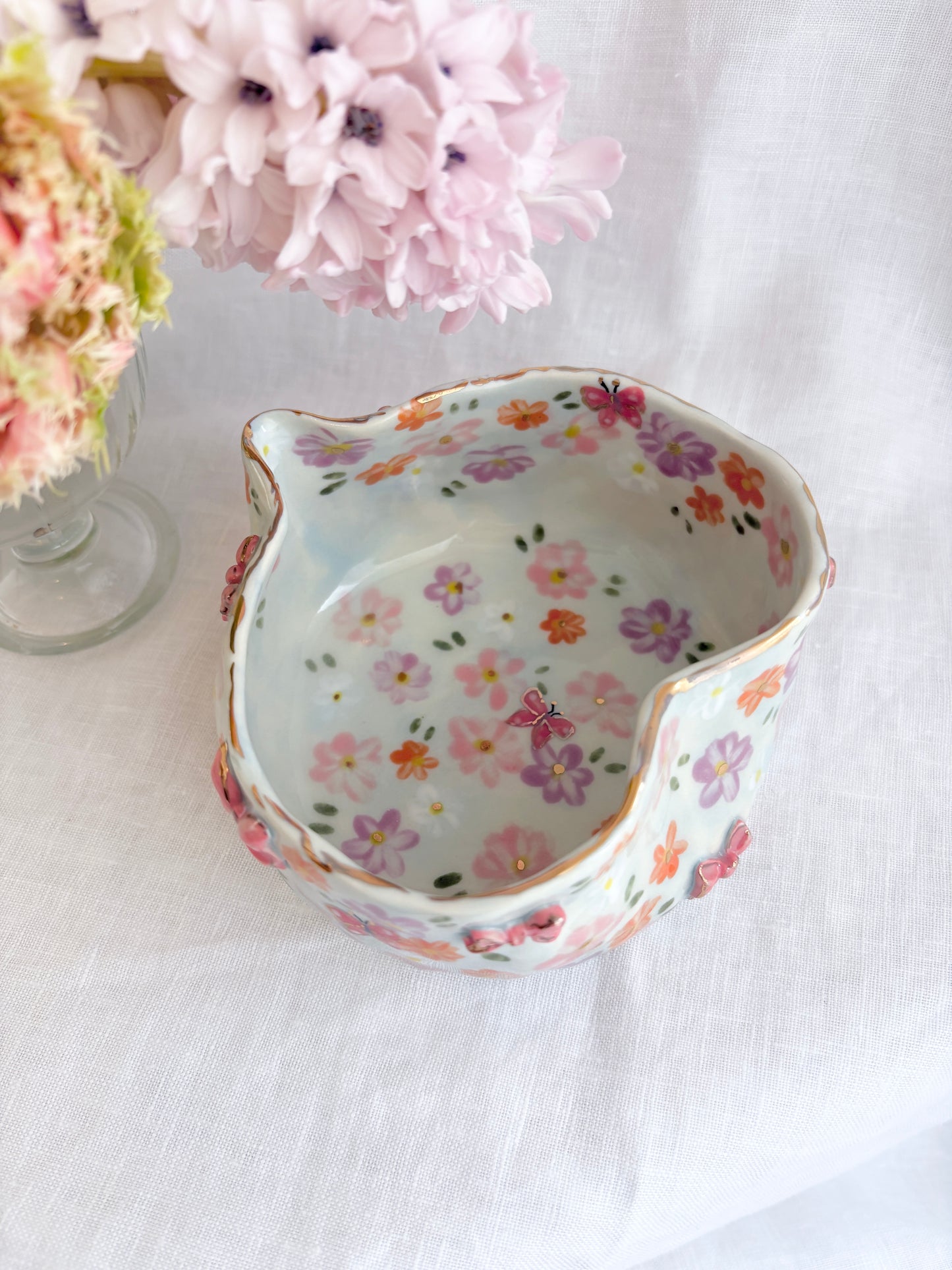 14k Gold Lustre Matcha Bowl 🎀