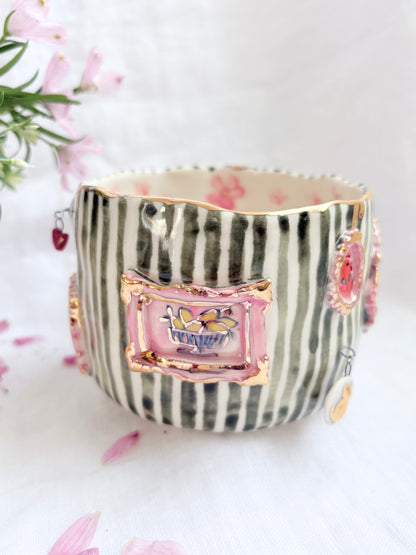 Candy Stripes Pet Gallery  🖼️ 💚 ✨14k Gold Lustre Item ✨