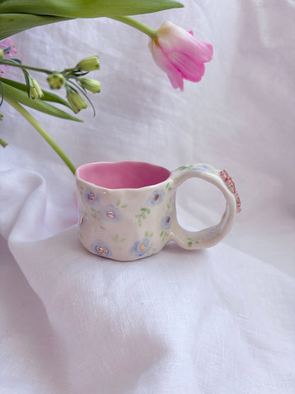 Pet Gallery Espresso Cup 🖼️ 💙 ✨14k Gold Lustre Item ✨