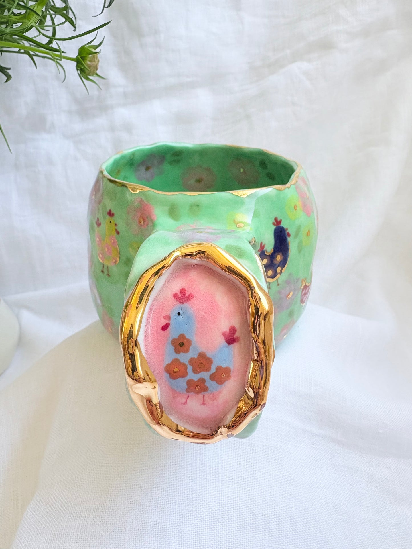 On the farm 🌺 🐓✨Gold Lustre Item ✨