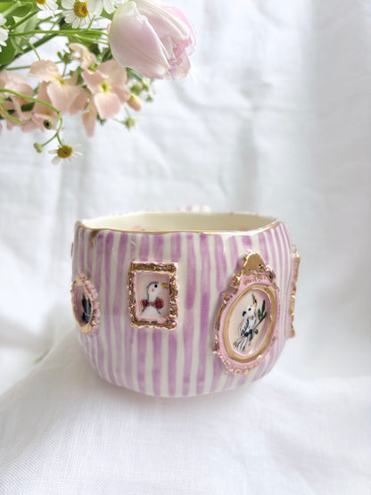 Candy Stripes Pet Gallery  🖼️ 💜 ✨14k Gold Lustre Item ✨