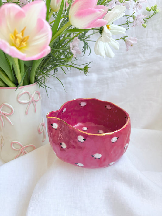 The Black Sheep Matcha bowl ✨Gold Lustre Item ✨