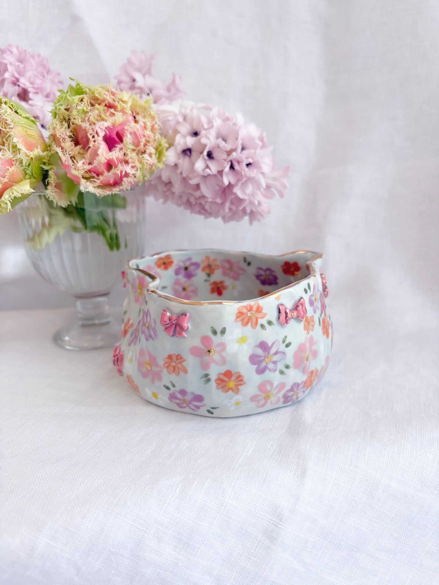 14k Gold Lustre Matcha Bowl 🎀