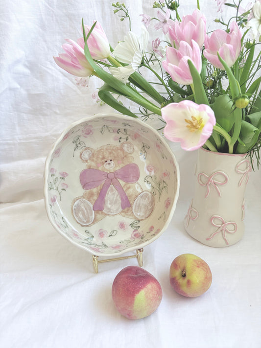 Honey Bear 🧸 🎀 ✨ No Gold Lustre ✨