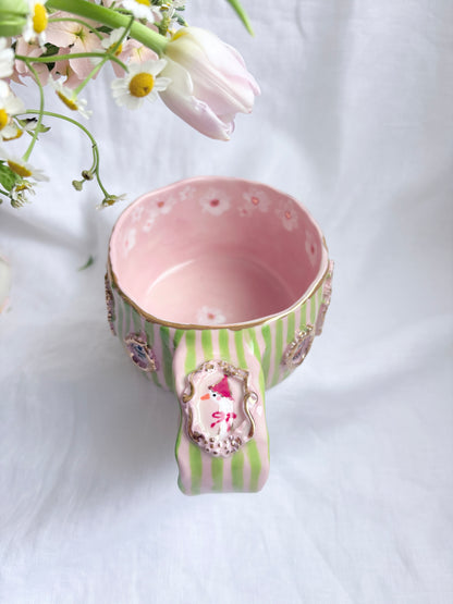 Candy Stripes Pet Gallery  🖼️ 💚 ✨14k Gold Lustre Item ✨