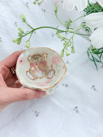 Honey Bear 🧸ring trinket ✨Gold Lustre Item ✨