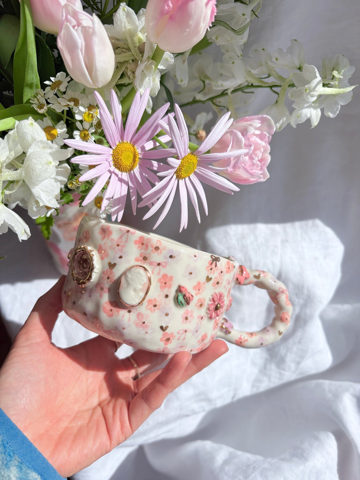 Fairy Garden 🧚‍♀️ 💐✨14k Gold Lustre Item ✨