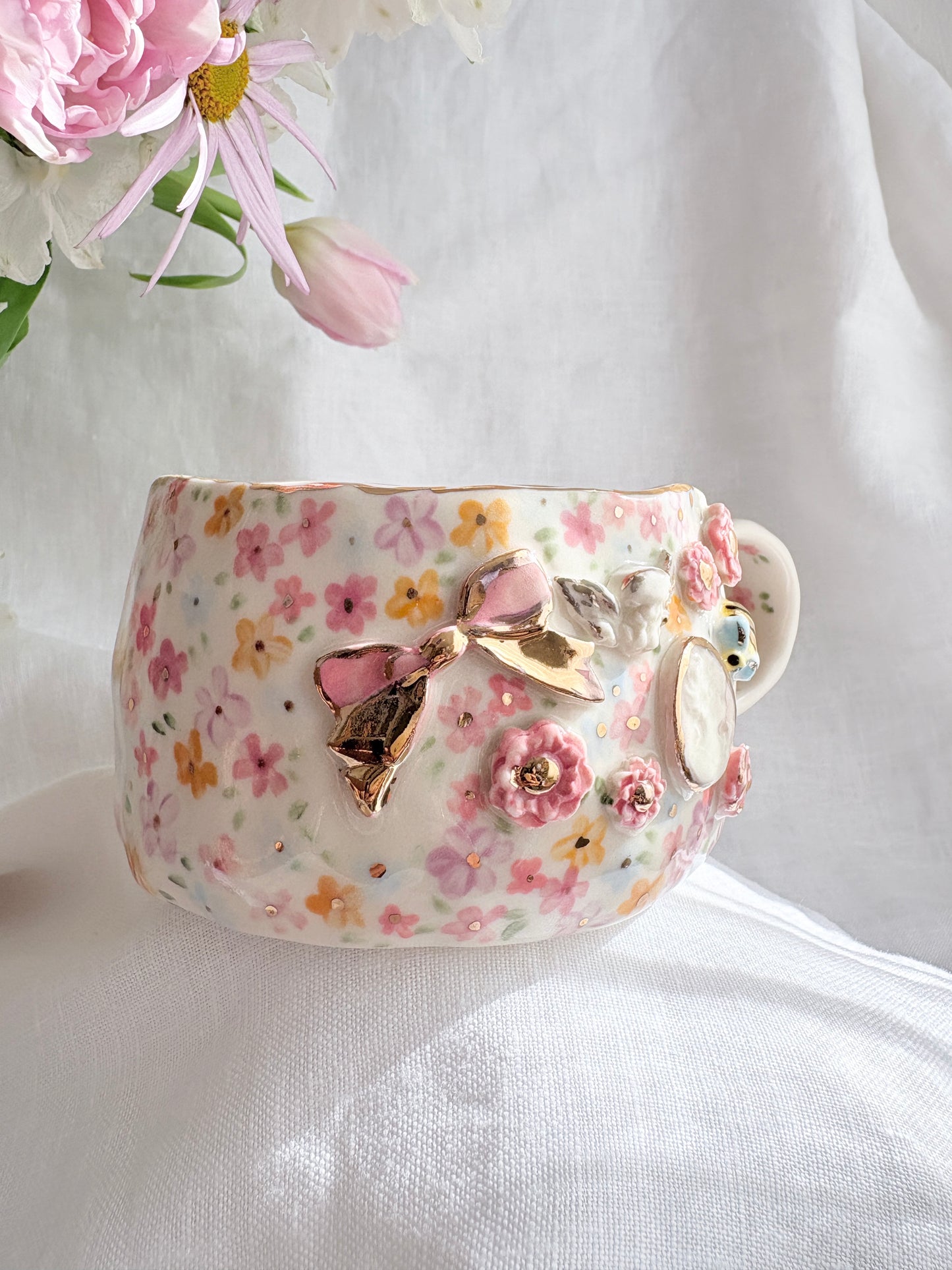 Fairy Garden 🧚‍♀️ 💐✨14k Gold Lustre Item ✨