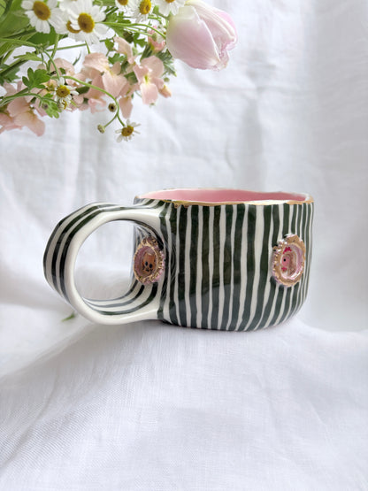 Candy Stripes Pet Gallery  🖼️ 💚 ✨14k Gold Lustre Item ✨