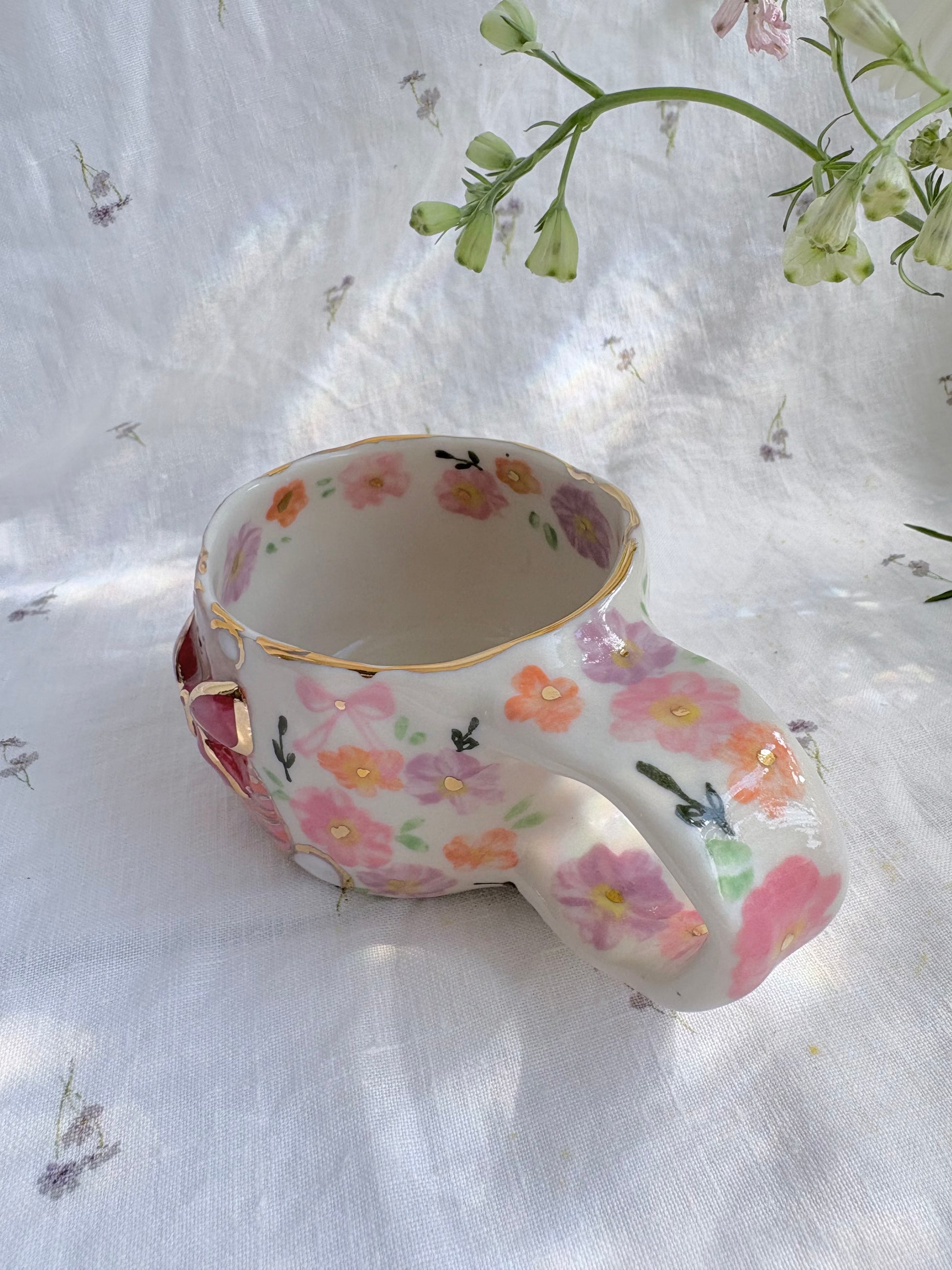 Honey Bear 🧸🌹✨Gold Lustre Item ✨ espresso cup