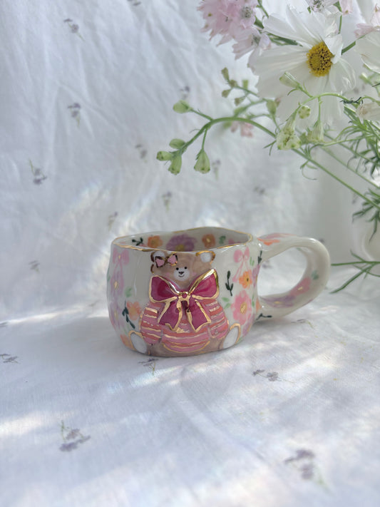 Honey Bear 🧸🌹✨Gold Lustre Item ✨ espresso cup