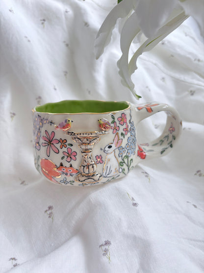 Fairy Garden🦊 🧚‍♀️🐰 💐🦜 ✨14k Gold Lustre Item ✨