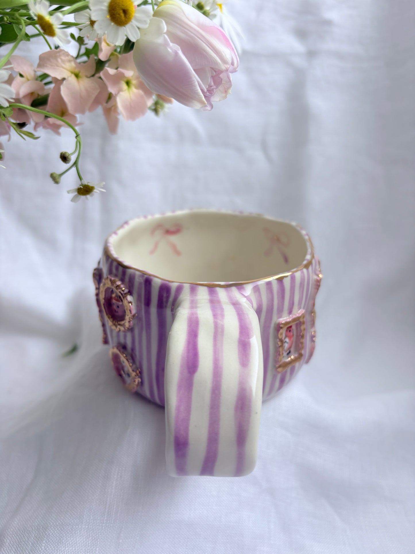 Candy Stripes Pet Gallery  🖼️ 💜 ✨14k Gold Lustre Item ✨