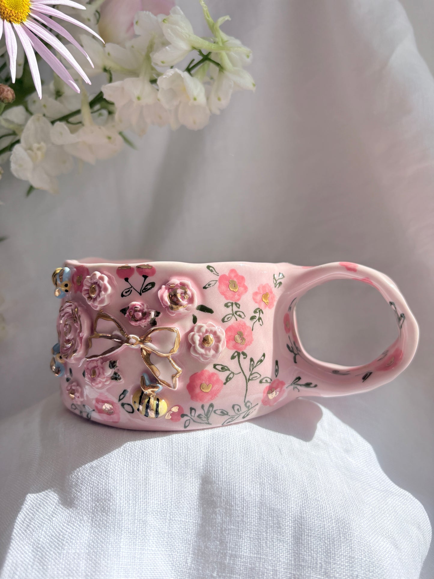 Fairy Garden 🧚‍♀️🎀 💐✨14k Gold Lustre Item ✨