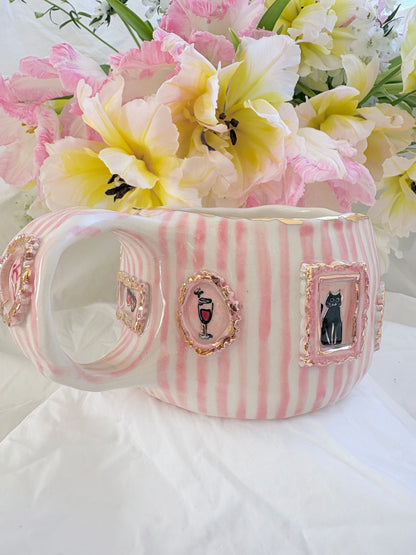 Candy Stripes Pet Gallery  🖼️ 🌸 ✨14k Gold Lustre Item ✨