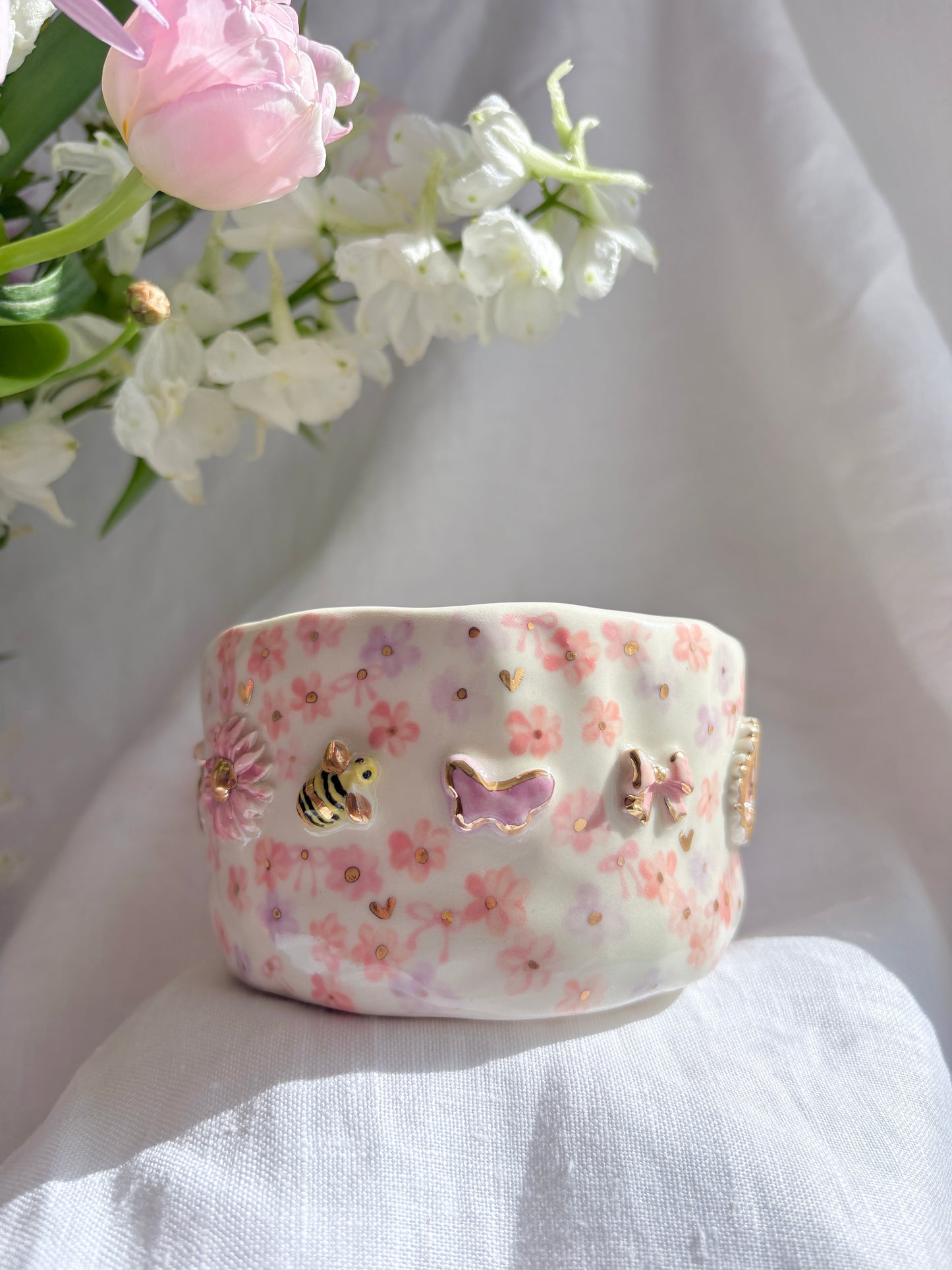 Fairy Garden 🧚‍♀️ 💐✨14k Gold Lustre Item ✨