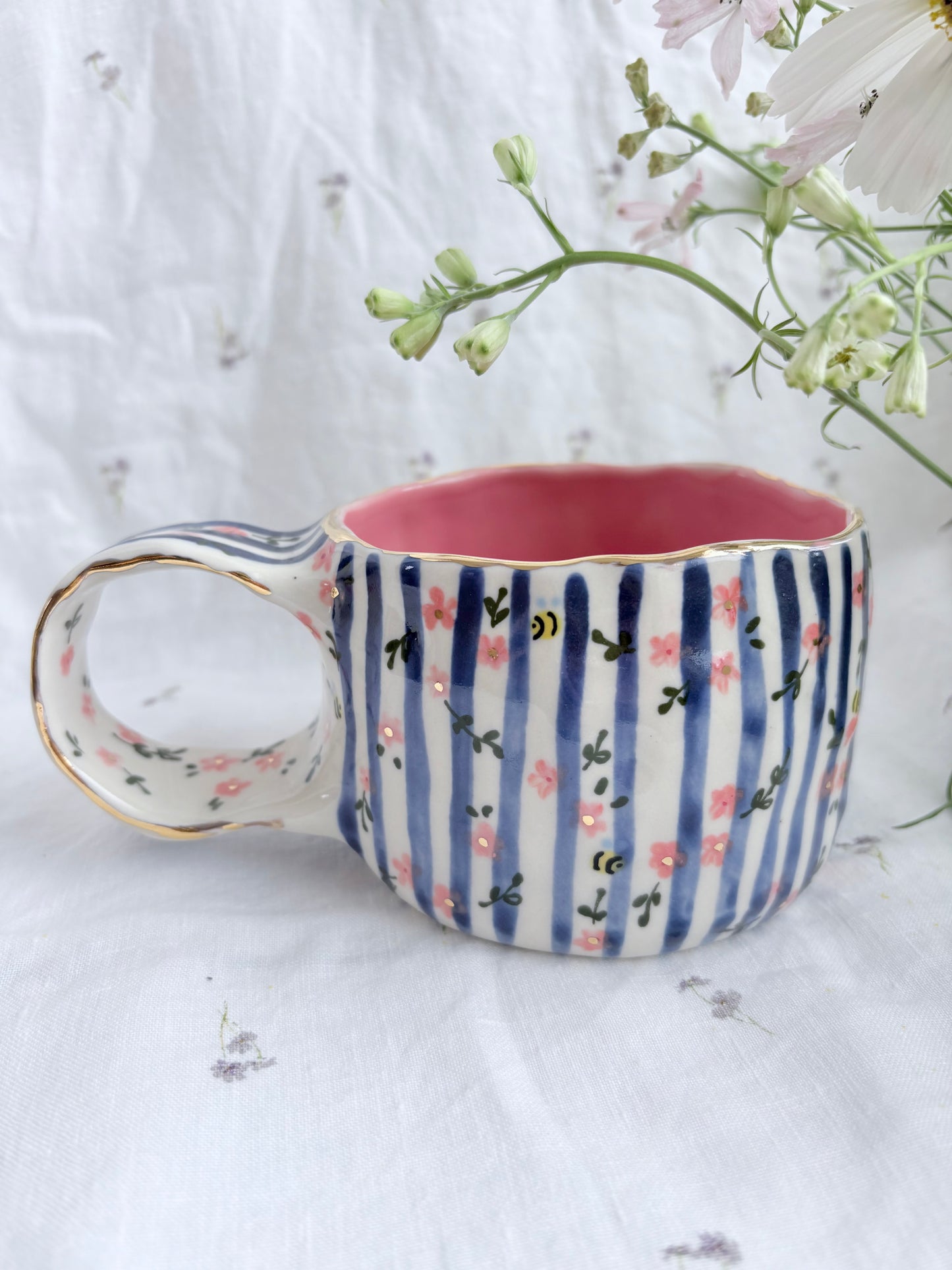 Candy Tripes 💙 ✨Gold Lustre Item ✨