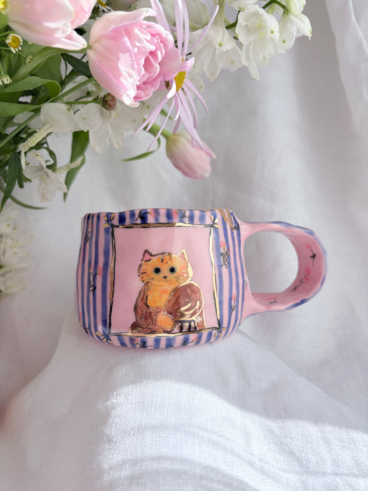 Candy Stripes Pet Gallery  🖼️ 💙 ✨14k Gold Lustre Item ✨