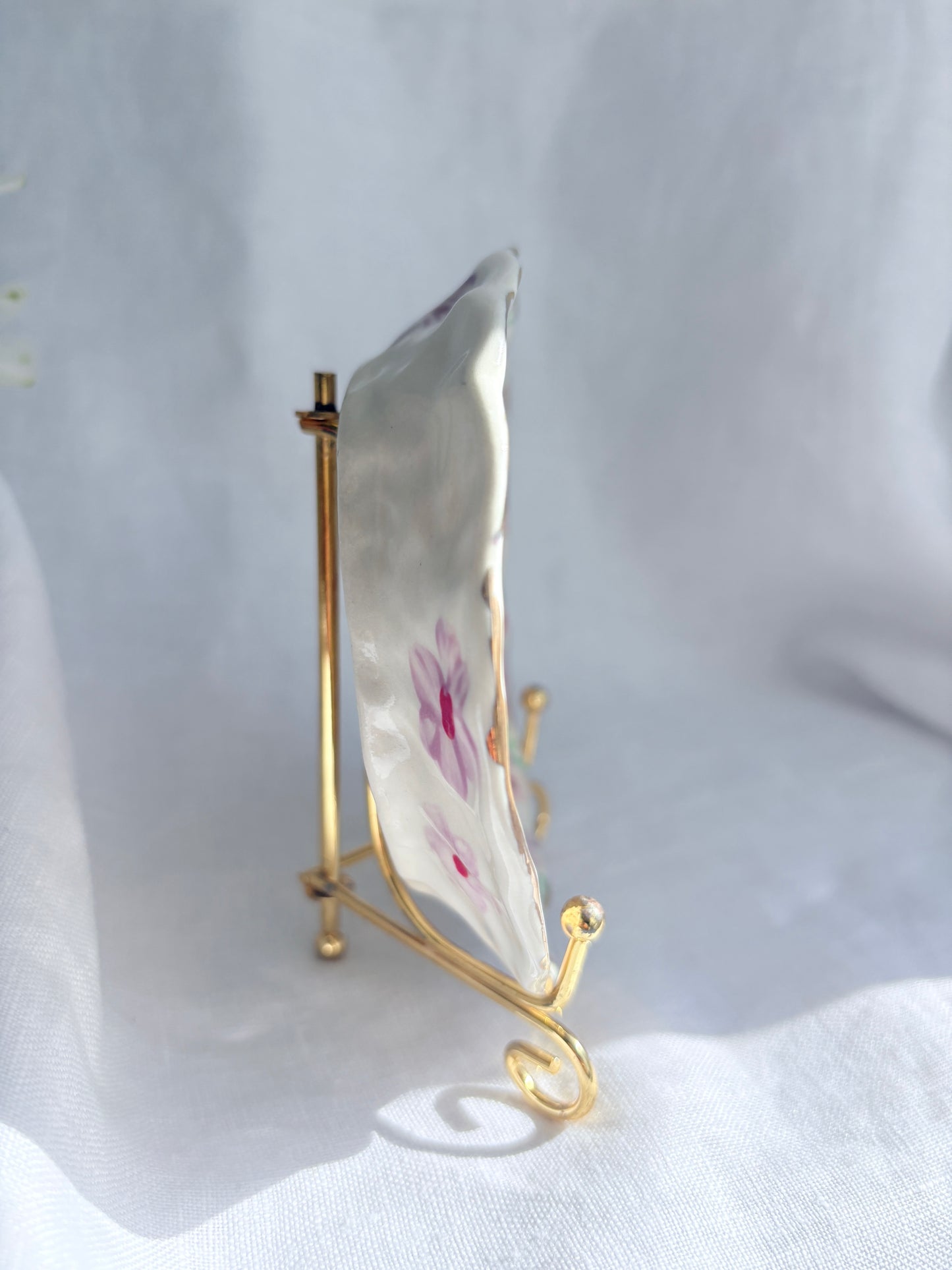 Swan Lake Ring Dish 🦢✨14k Gold Lustre Item ✨