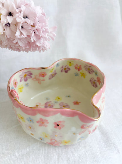 14k Gold Lustre Matcha bowl ✨ Candied Daisy