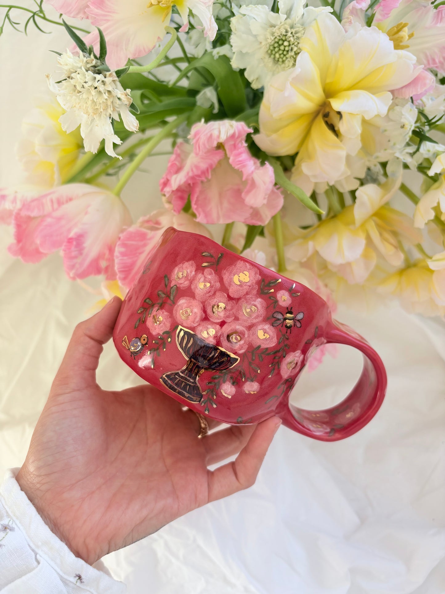 Dear Rosie 🐱🌹✨14k Gold Lustre Item ✨