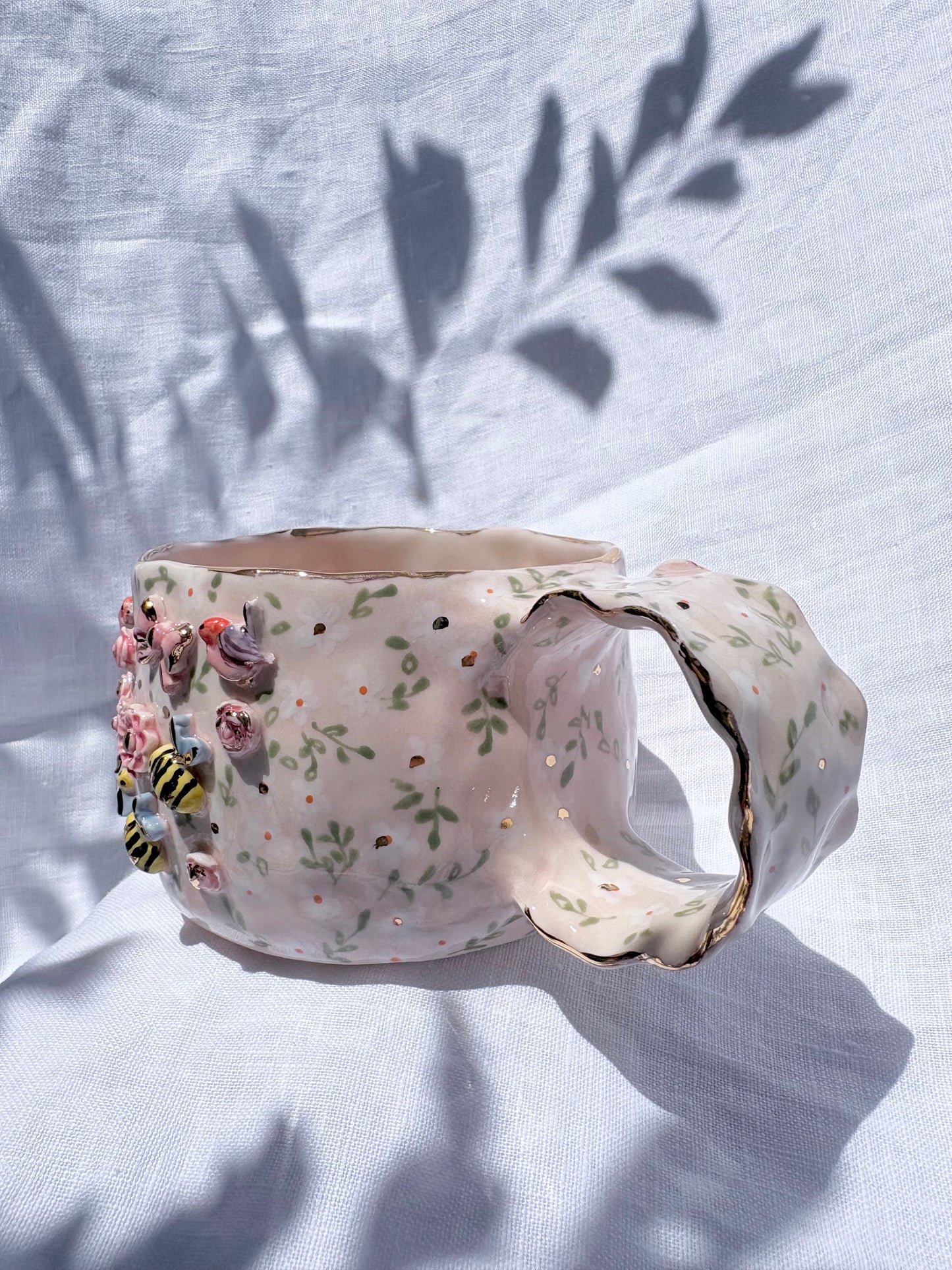 Fairy Garden 🧚‍♀️ 💐✨14k Gold Lustre Item ✨